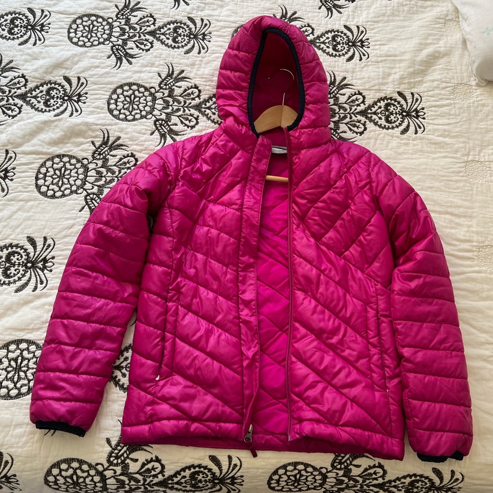 Columbia big Girls Lite Puffer Jacket with hood